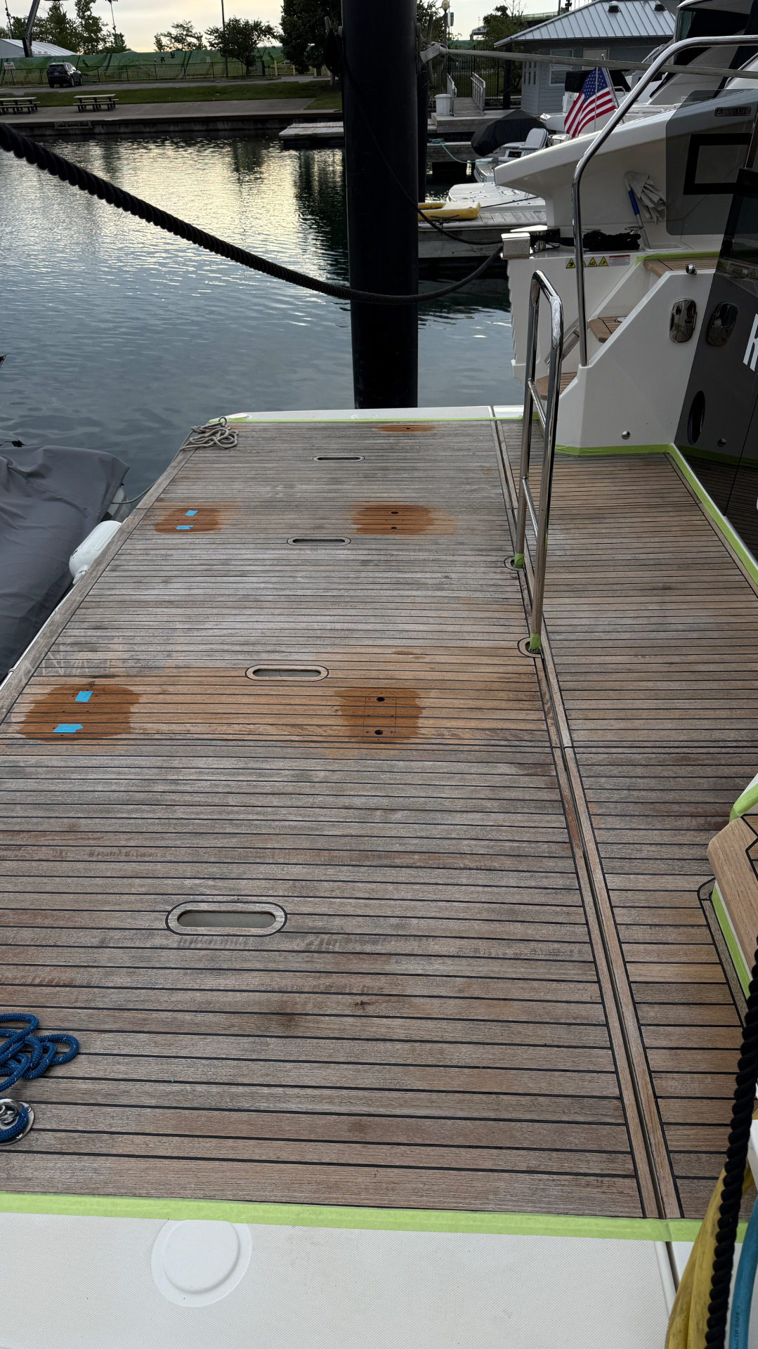 Cockpit Teak — Full Restoration before service