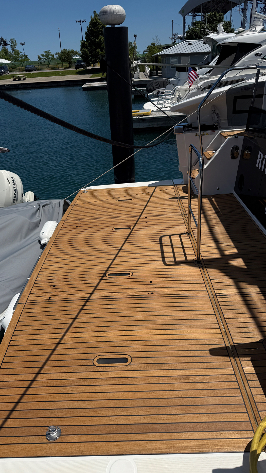 Teak Restoration — Lumen Detail Co. Chicago yacht detailing